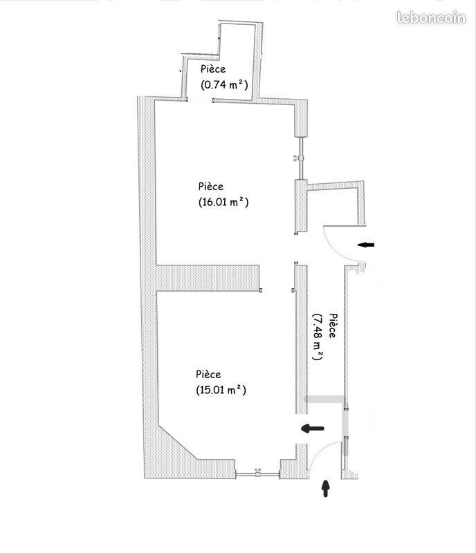 Appartement à vendre, 40m², Limay