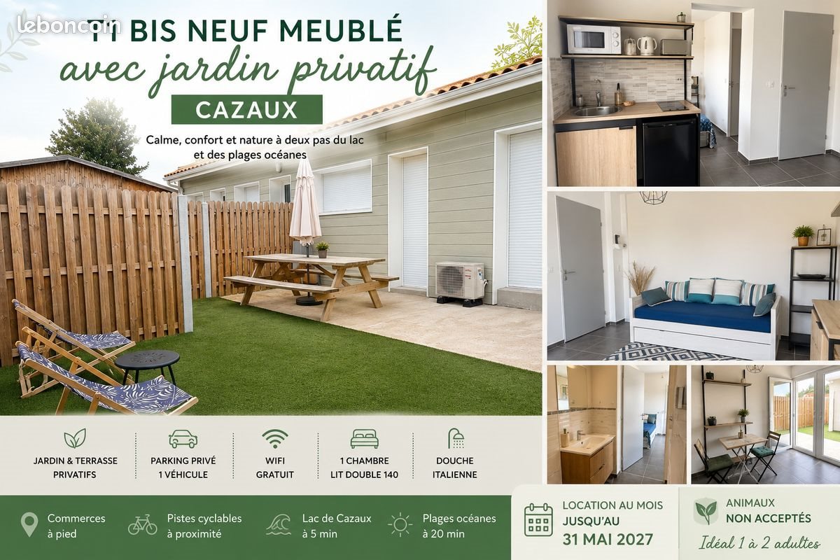 Appartement à louer, 25m², La Teste-de-Buch