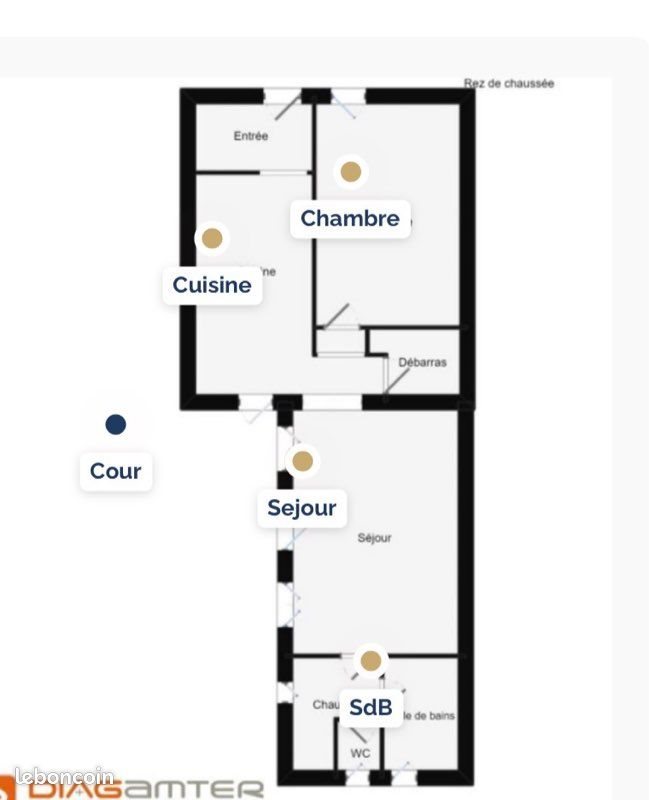 Maison à vendre, 59m², Moutiers-les-Mauxfaits