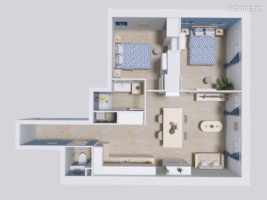Appartement à louer, 55m², La Garde