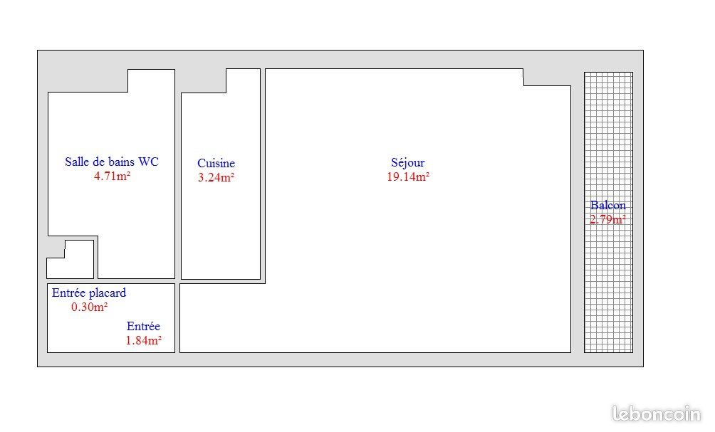Appartement à vendre, 29m², Grasse