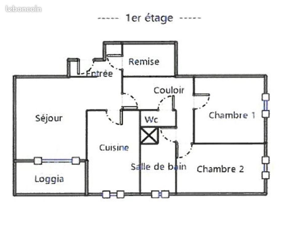 Appartement à vendre, 63m², Nemours