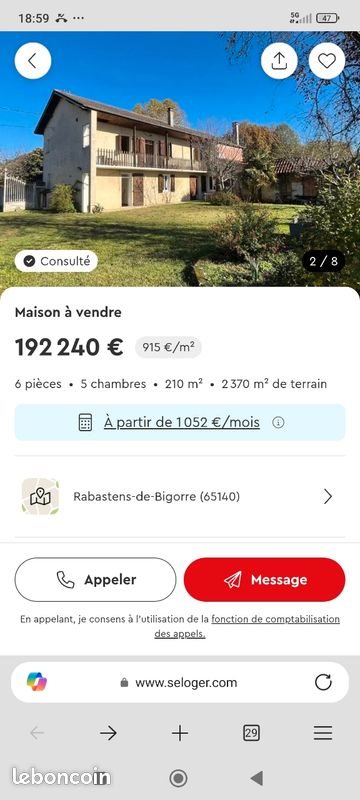 Maison à vendre, 210m², Rabastens-de-Bigorre