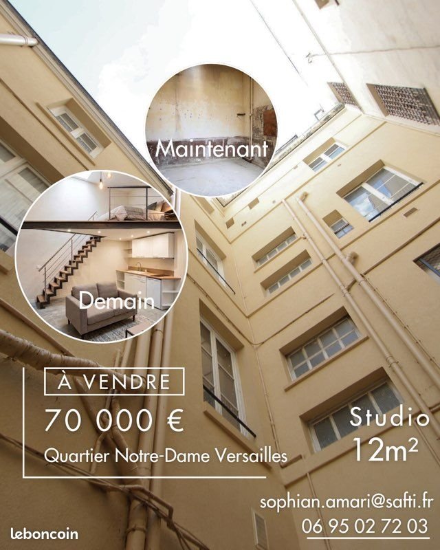 Appartement à vendre, 12m², Versailles