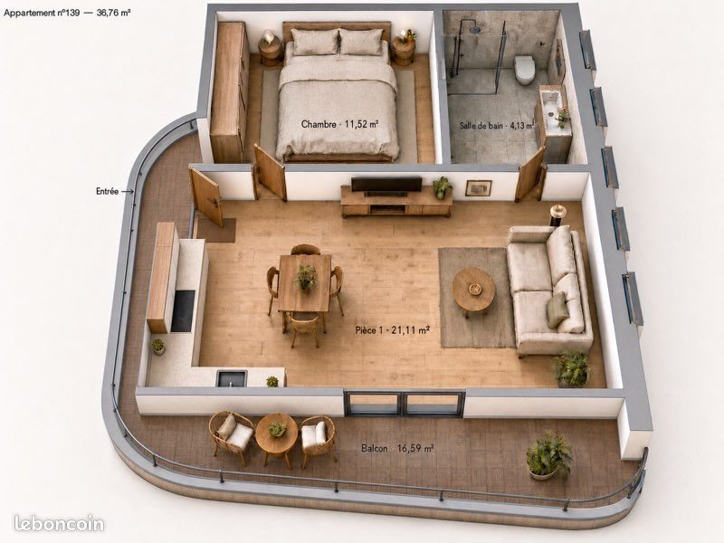 Appartement à vendre, 37m², Oyonnax