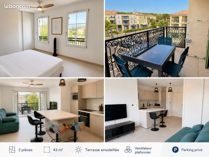 Appartement à louer, 43m², Roquefort-les-Pins