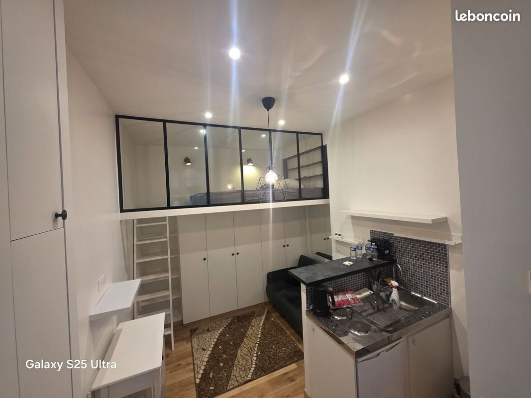 Appartement à louer, 17m², Levallois-Perret