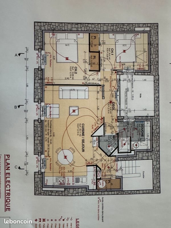 Appartement à louer, 55m², Angers