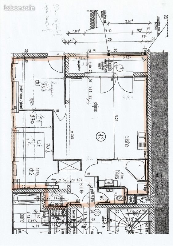 Appartement à louer, 67m², Strasbourg