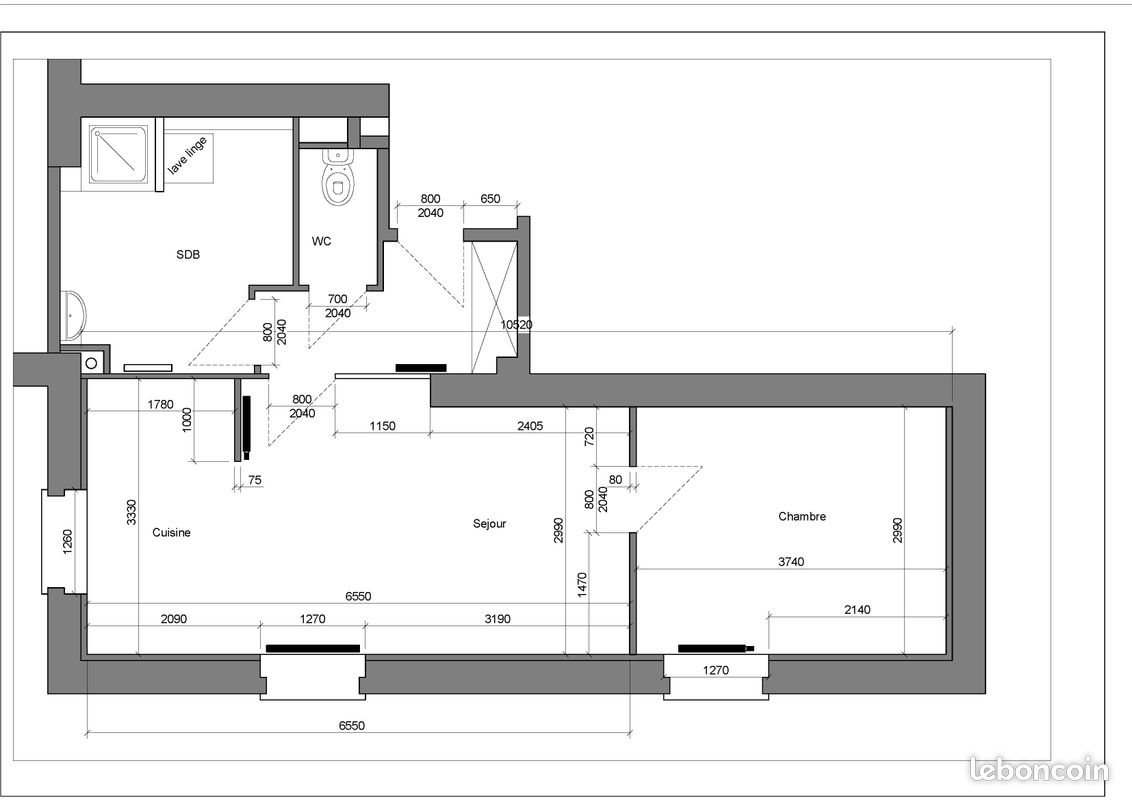 Appartement à vendre, 45m², Wissembourg
