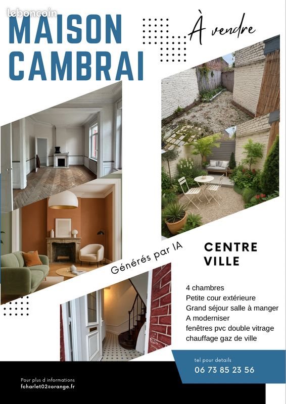 Maison à vendre, 128m², Cambrai