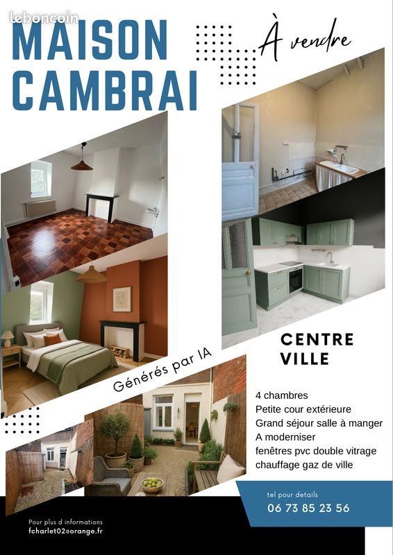 Maison à vendre, 128m², Cambrai