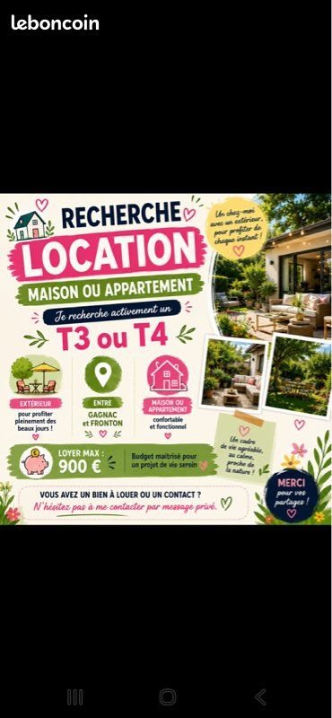 Maison à louer, 70m², Fronton