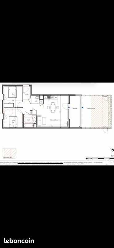Appartement à louer, 65m², Baillargues