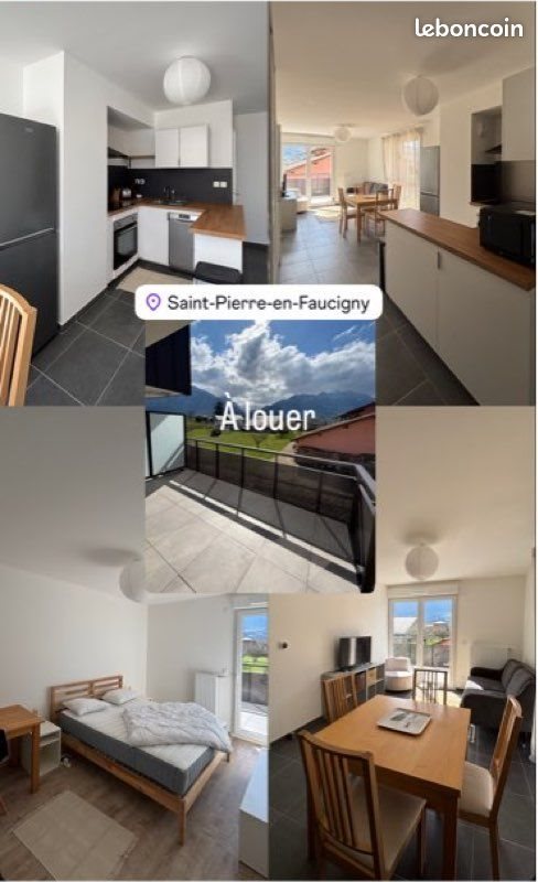 Appartement à louer, 45m², Saint-Pierre-en-Faucigny