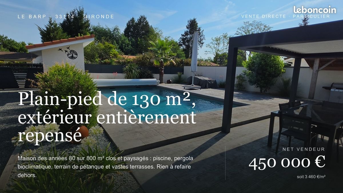 Maison à vendre, 130m², Le Barp