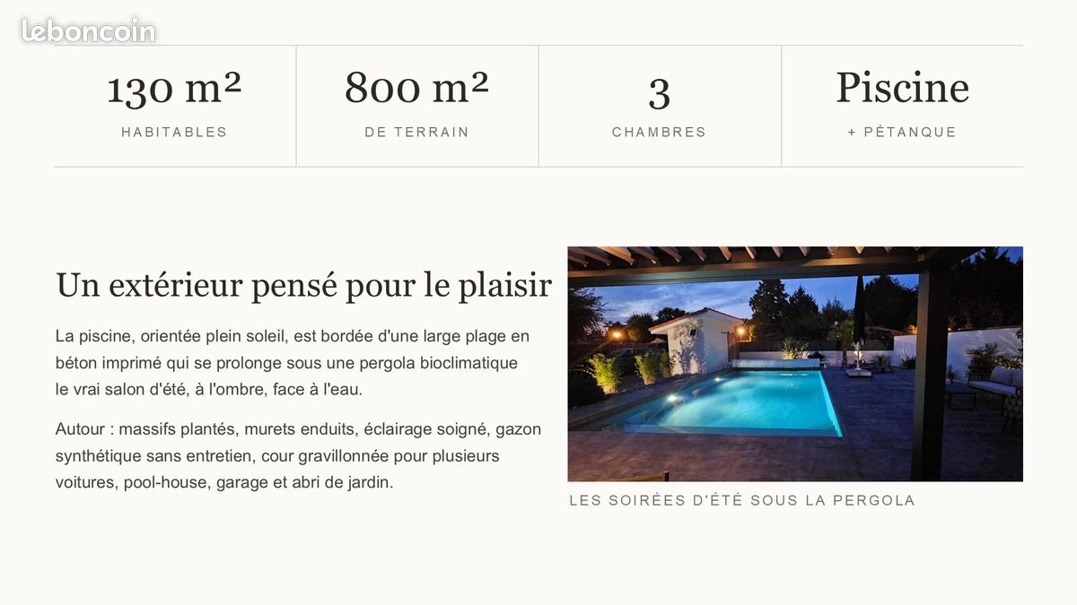 Maison à vendre, 130m², Le Barp