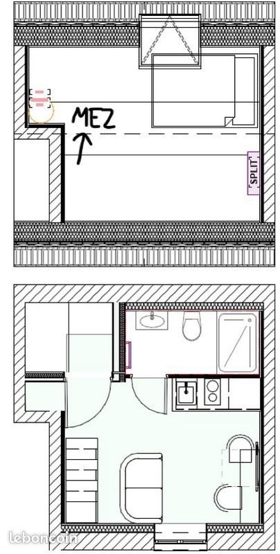 Appartement à louer, 20m², Lille