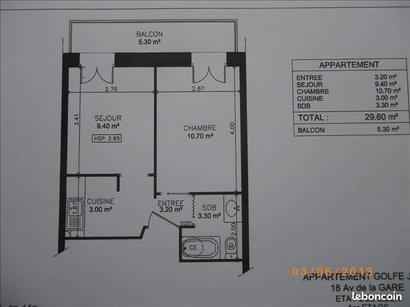 Appartement à vendre, 30m², Vallauris