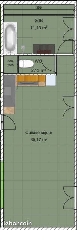 Appartement à vendre, 48m², La Cluse-et-Mijoux