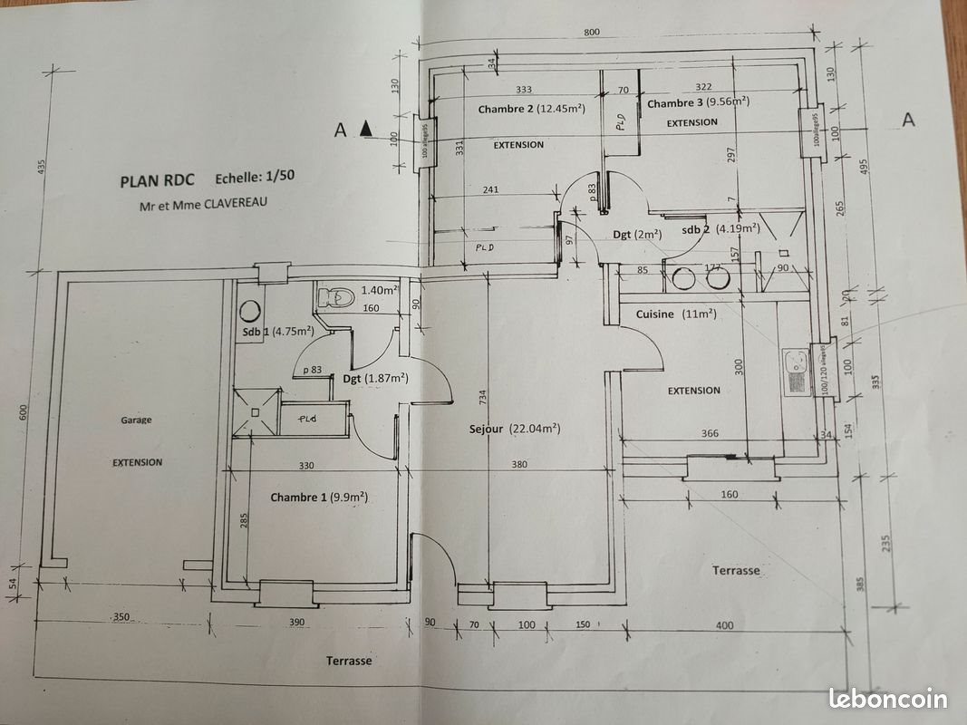Maison à louer, 80m², Gennes