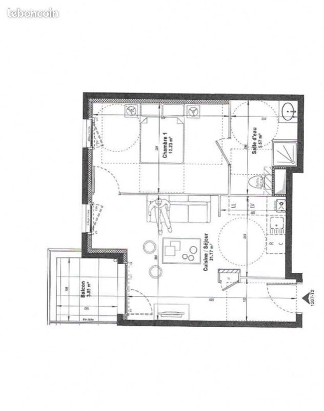 Appartement à louer, 39m², Clermont-Ferrand