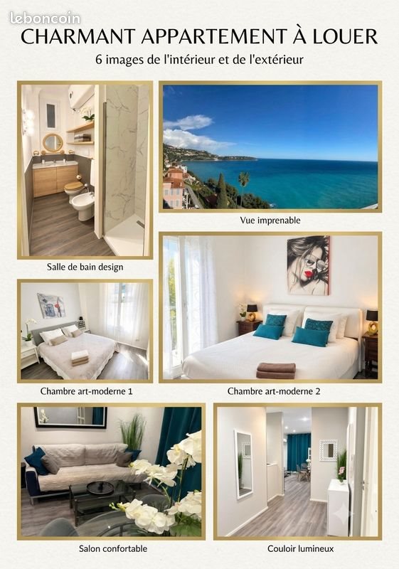Appartement à louer, 50m², Roquebrune-Cap-Martin