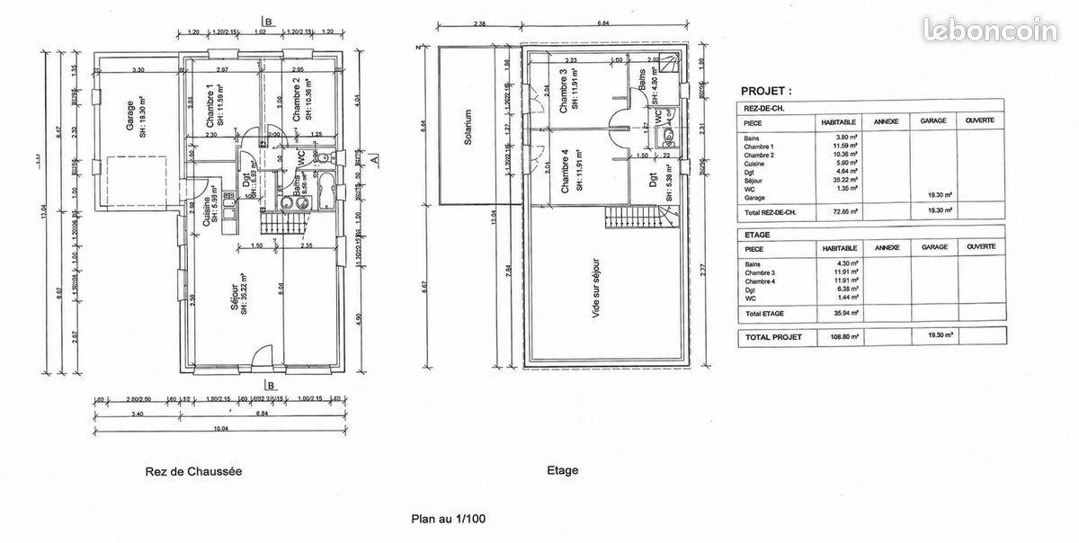 Maison à vendre, 109m², Montauban