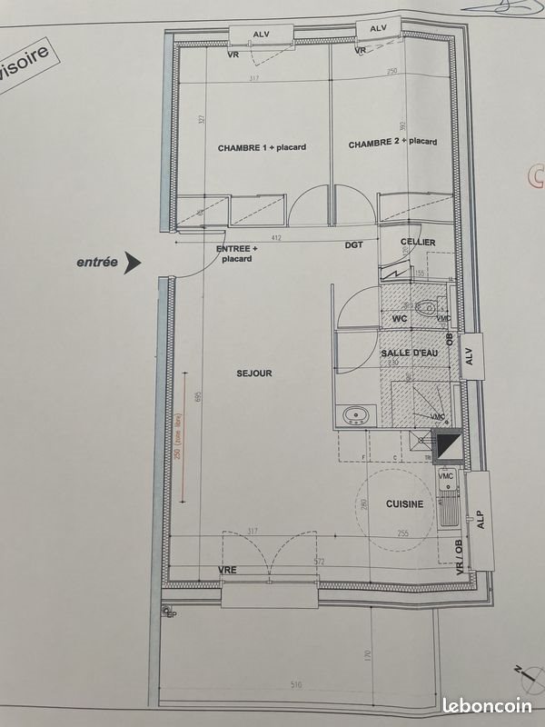 Appartement à louer, 60m², Noyal-Châtillon-sur-Seiche