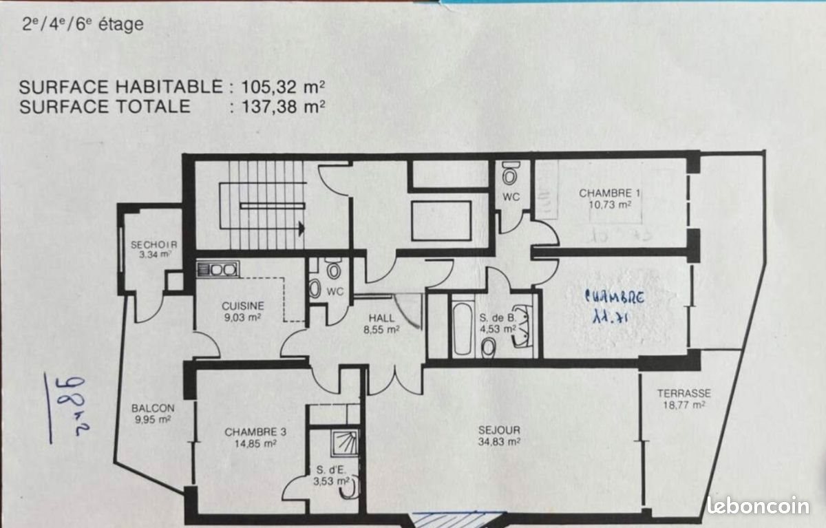 Appartement à vendre, 100m², Biarritz