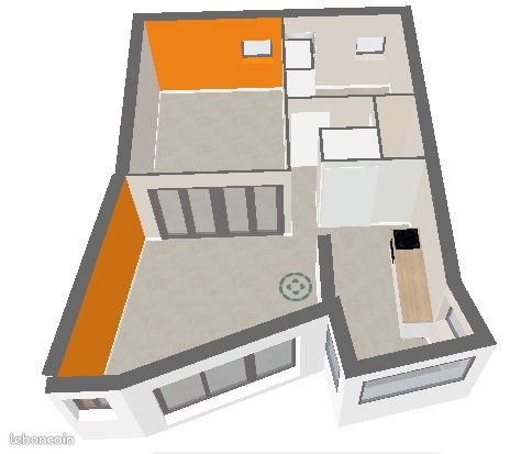 Maison à louer, 60m², Le Fuilet