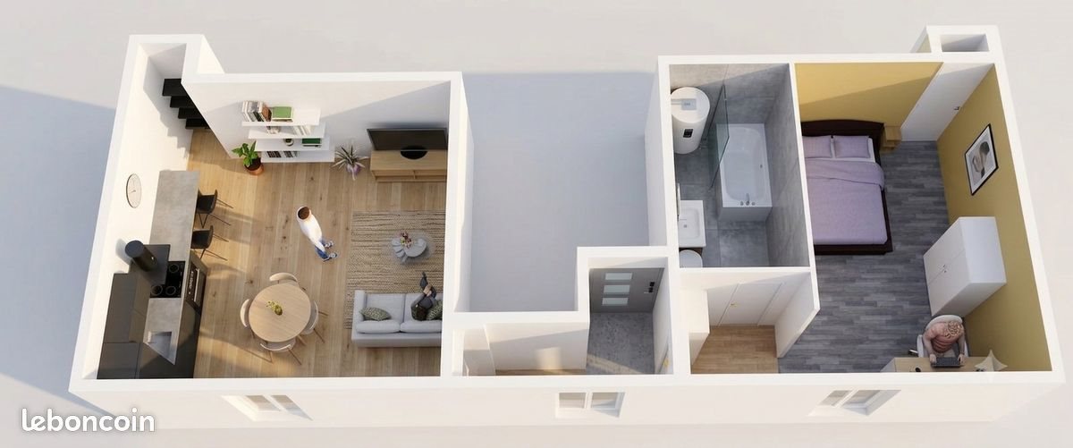Appartement à louer, 45m², Les Tourrettes