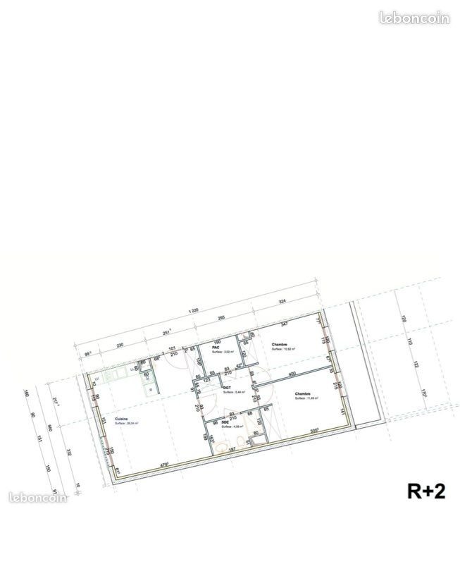 Appartement à louer, 60m², Bègles