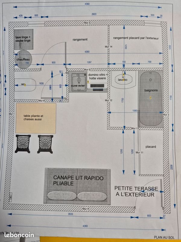 Maison à louer, 20m², Sainte-Marie-de-Ré