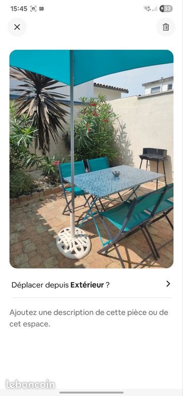 Appartement à louer, 25m², Saint-Georges-de-Didonne