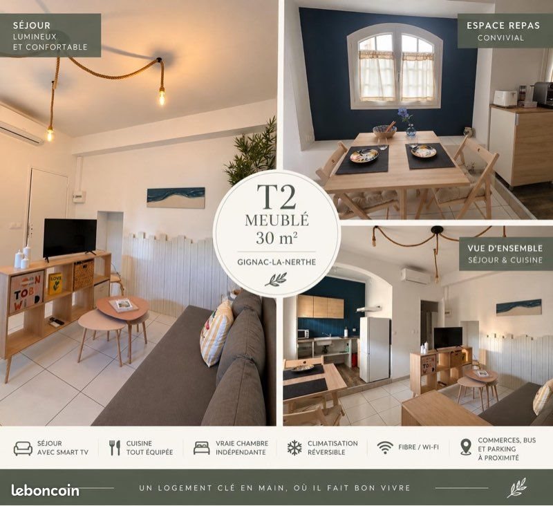 Appartement à louer, 30m², Gignac-la-Nerthe