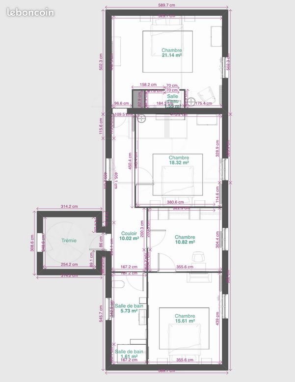Maison à louer, 250m², Ercé-près-Liffré