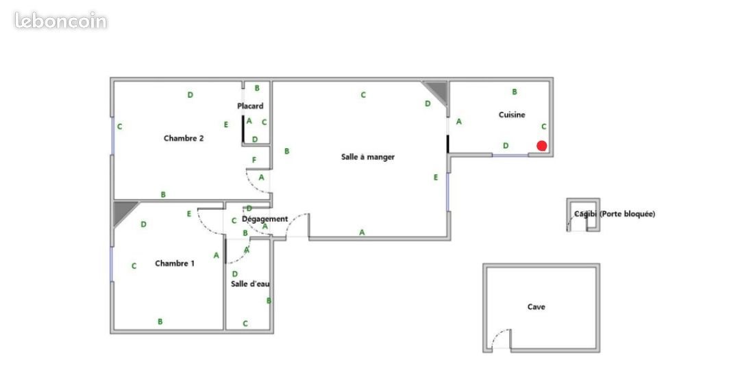 Appartement à louer, 46m², Nancy