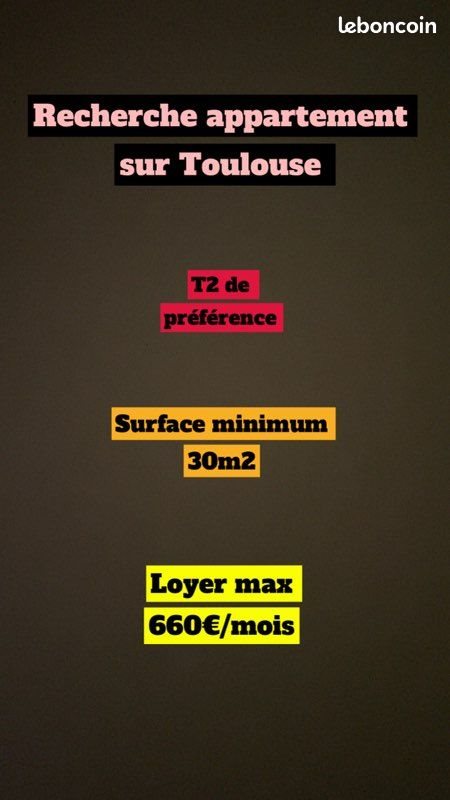 Appartement à louer, 40m², Toulouse