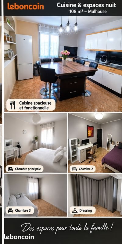 Appartement à vendre, 108m², Mulhouse