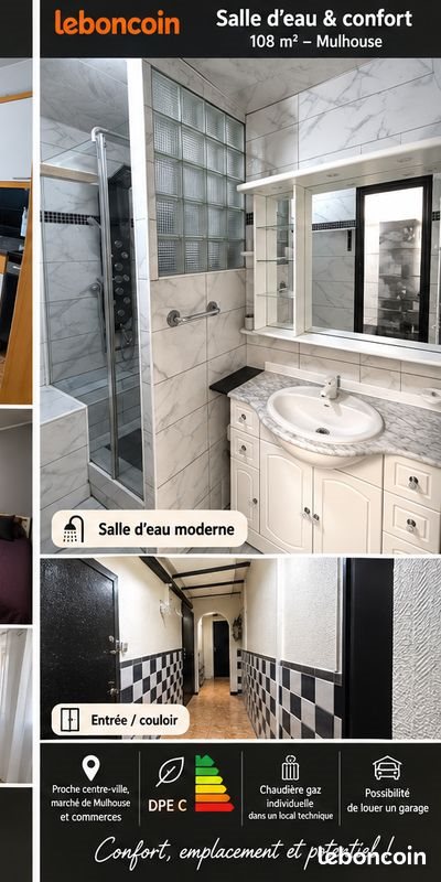 Appartement à vendre, 108m², Mulhouse