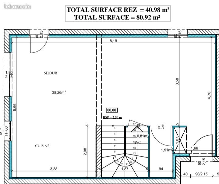 Maison à louer, 80m², Romagnieu