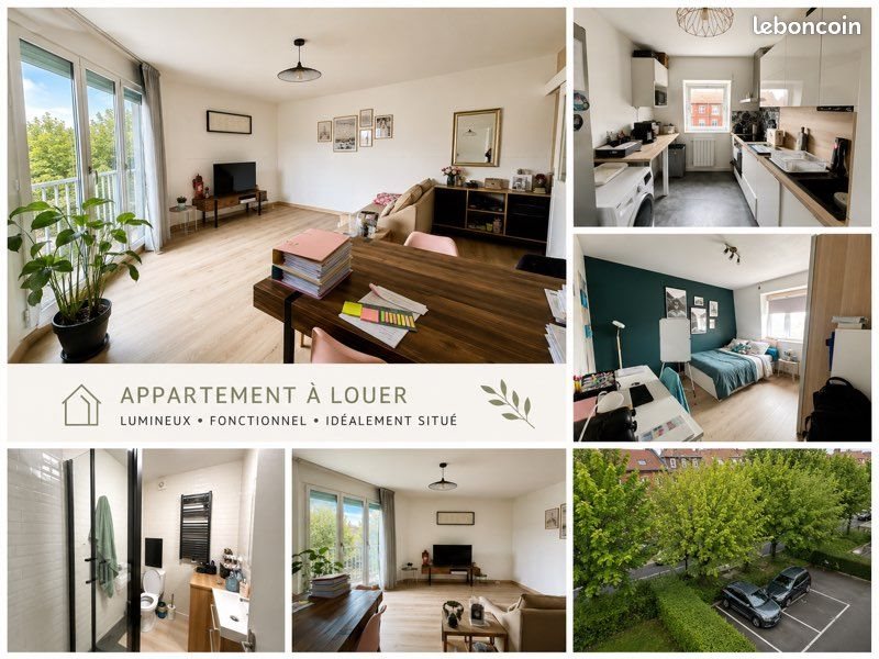 Appartement à louer, 51m², Lille