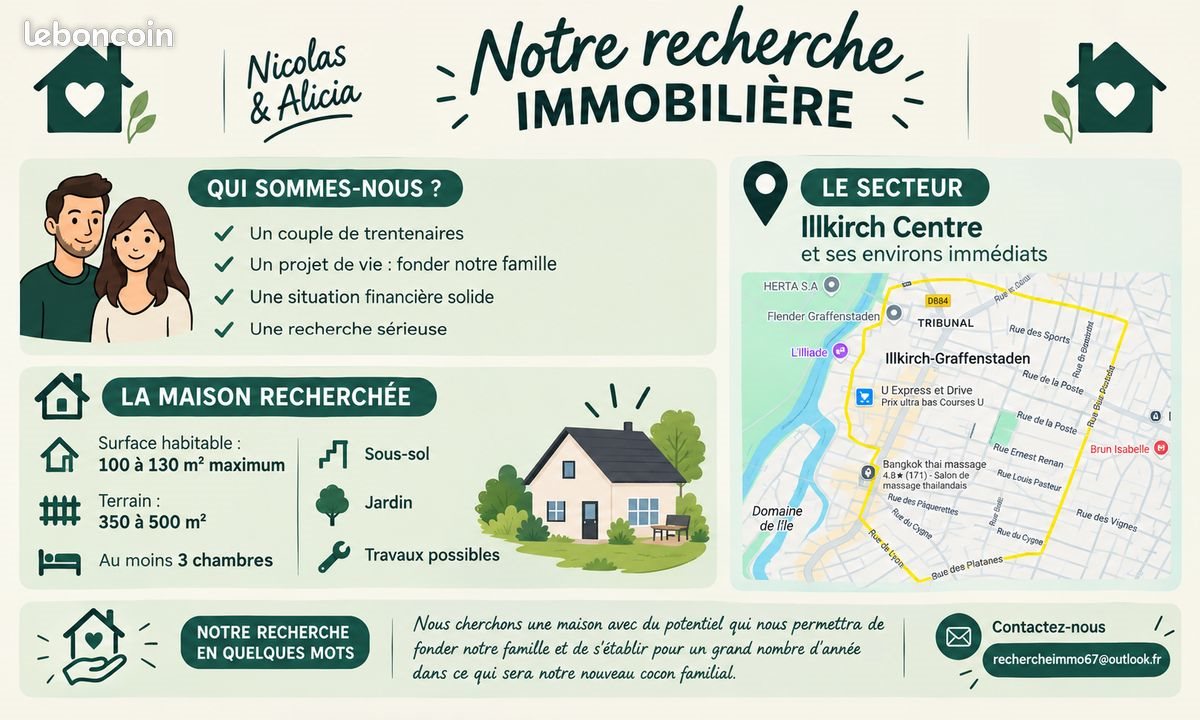 Maison à vendre, 120m², Illkirch-Graffenstaden