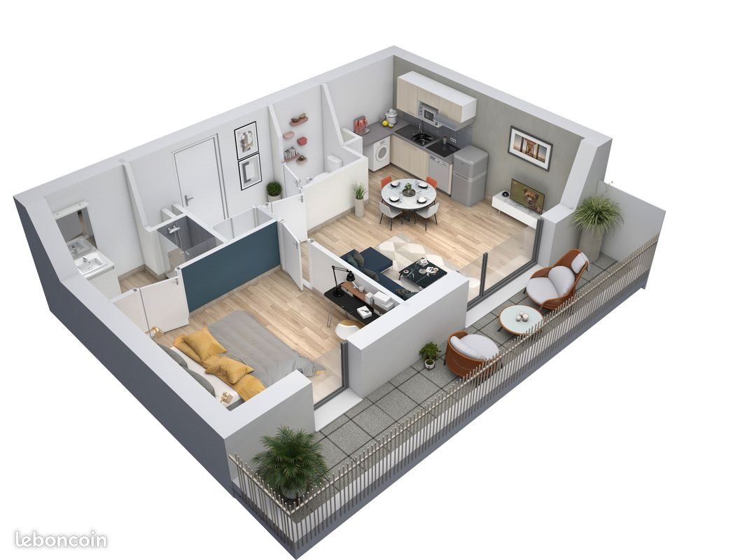 Appartement à louer, 49m², Bondy