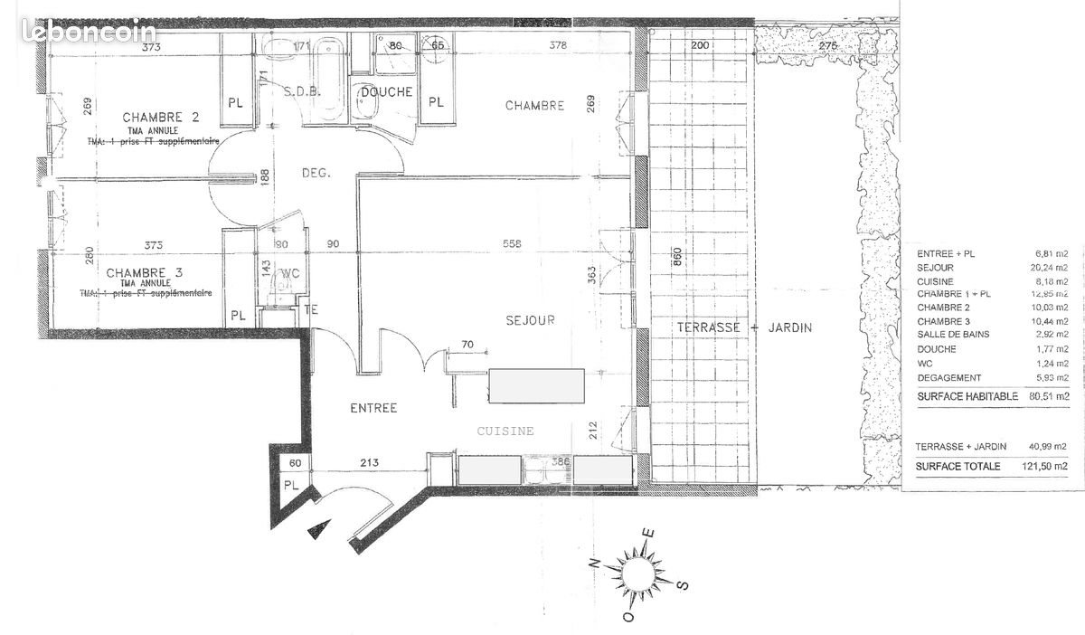 Appartement à vendre, 80m², Noisy-le-Grand
