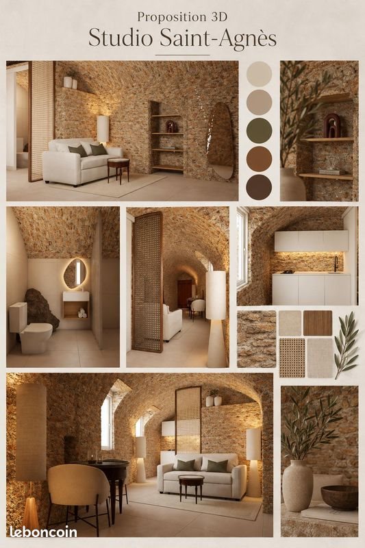 Appartement à vendre, 17m², Sainte-Agnès