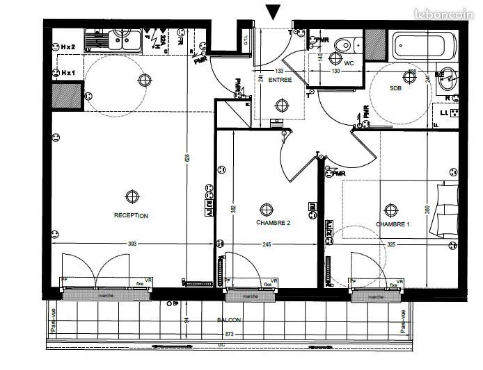 Appartement à louer, 60m², Colombes