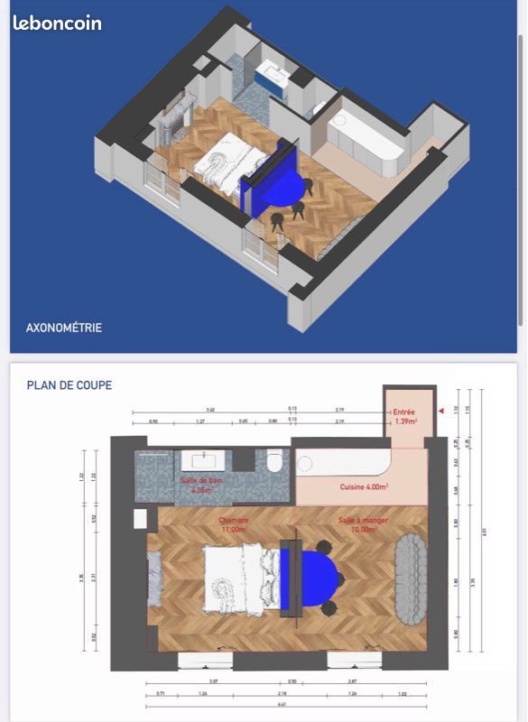Appartement à louer, 31m², Saint-Mandé