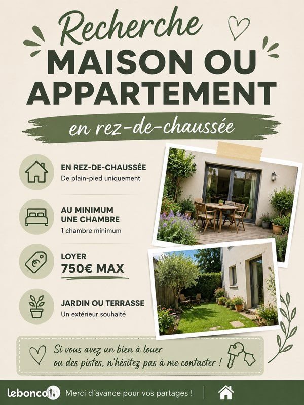 Maison à louer, 55m², Beauvais